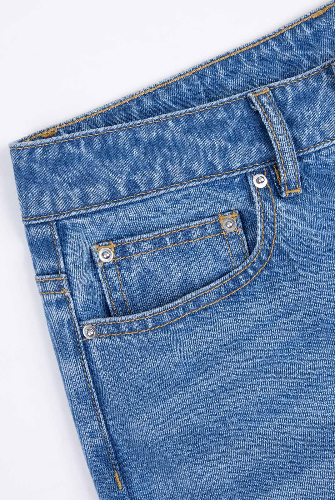 ASOBIO Classic Mid-Rise Straight Leg Jeans