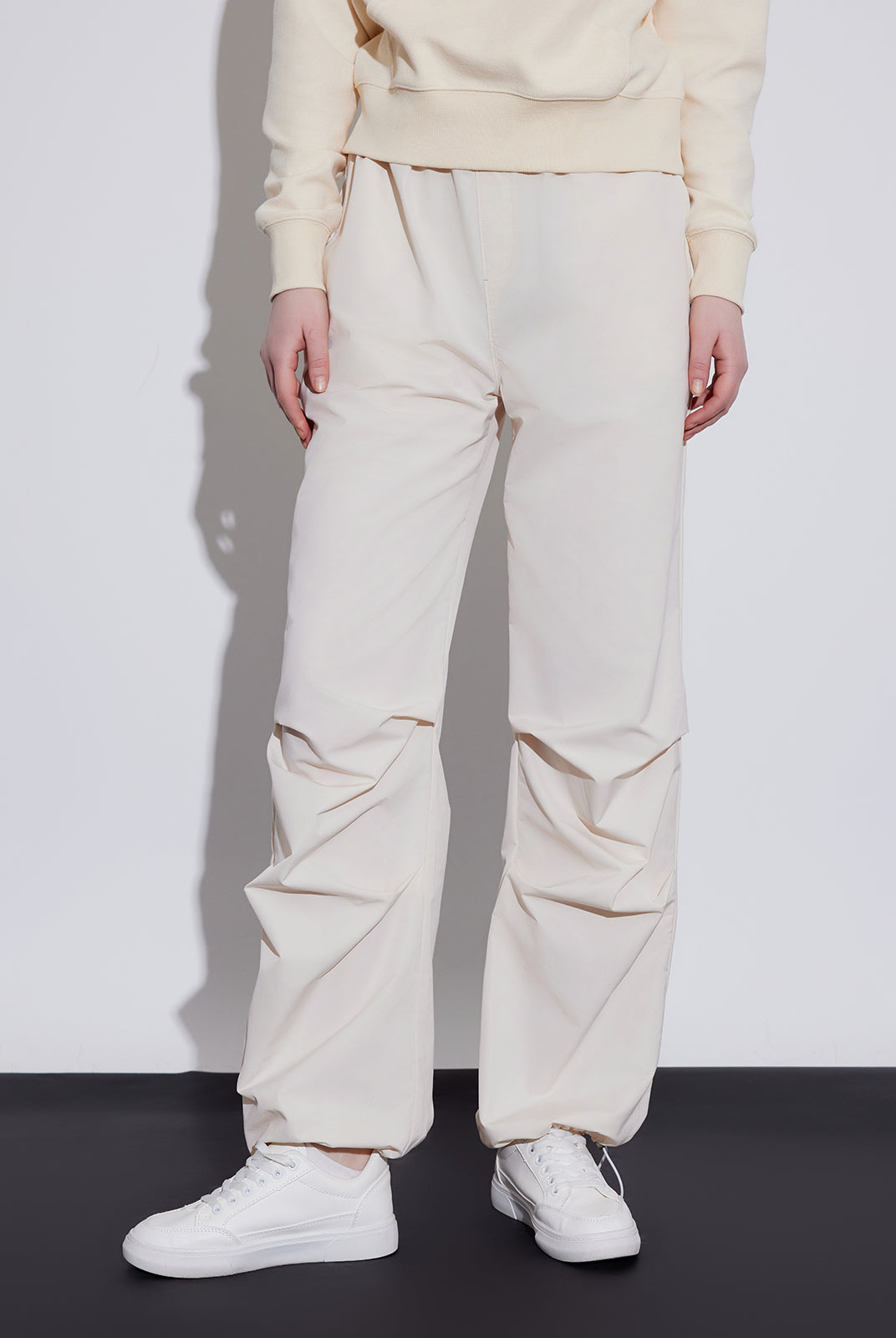 Stylish High-Waisted Utility Parachute Pants