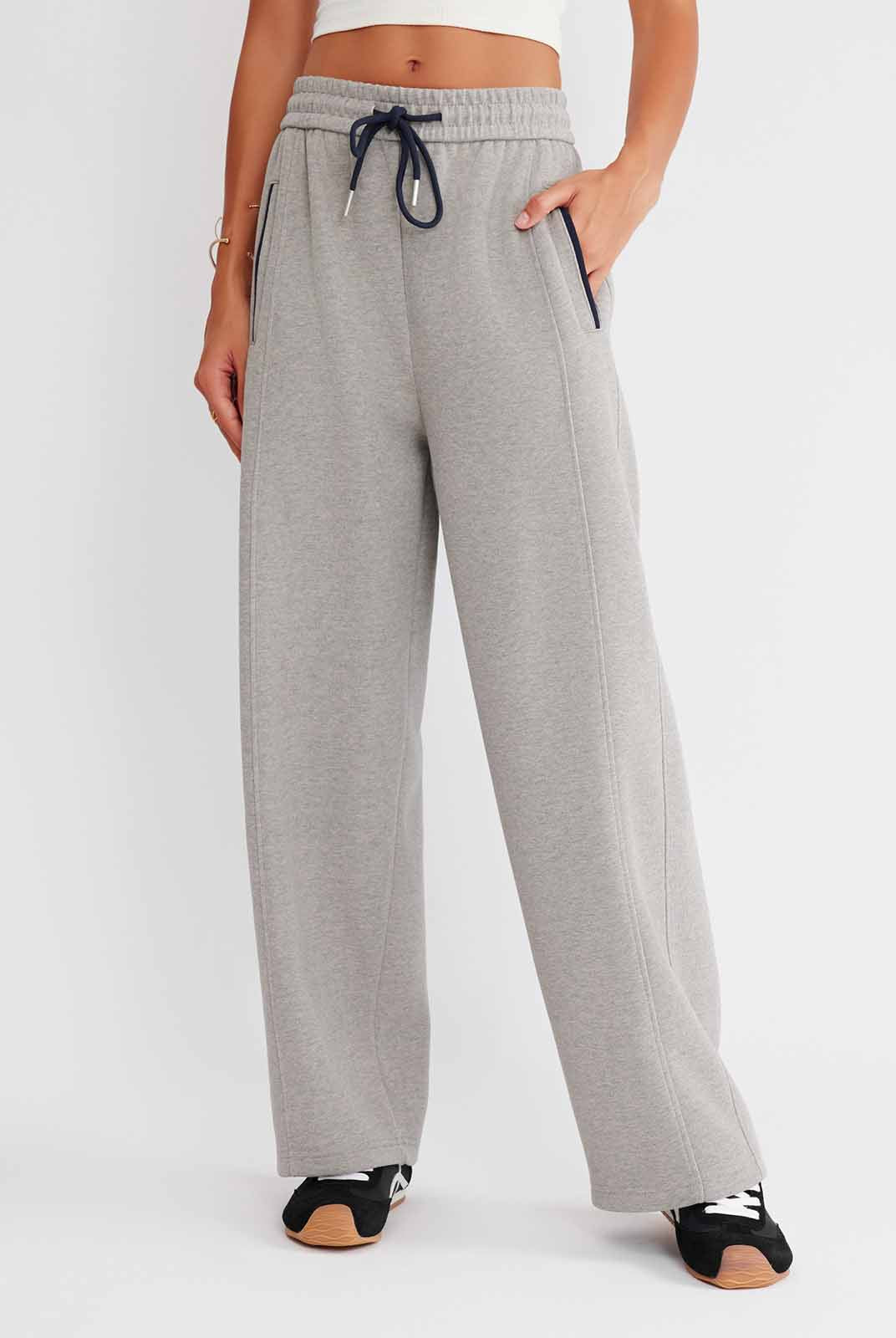 ASOBIO Brushed Cotton Fleece Sweatpants