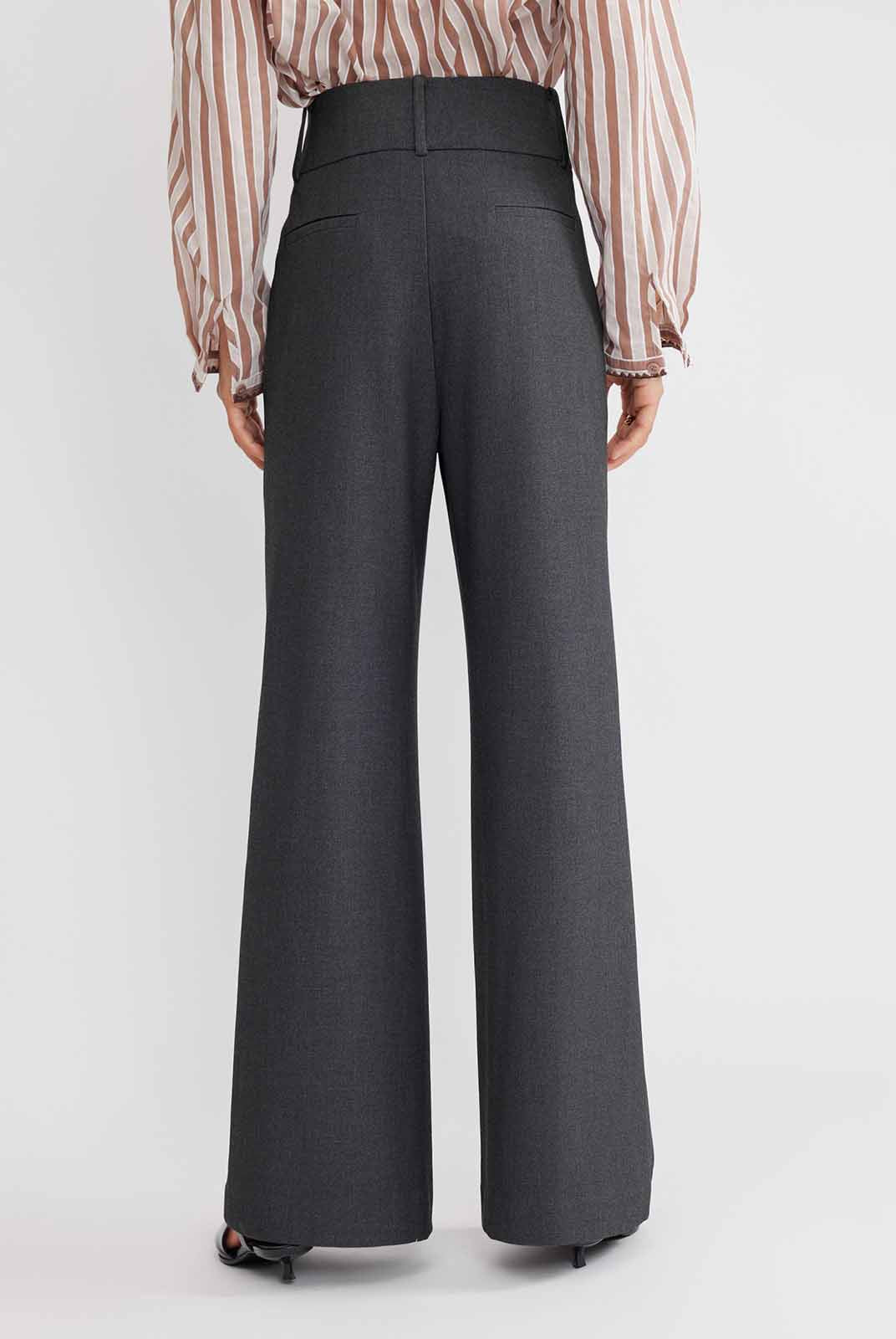 ASOBIO Wool Blend Wide-Leg Trousers