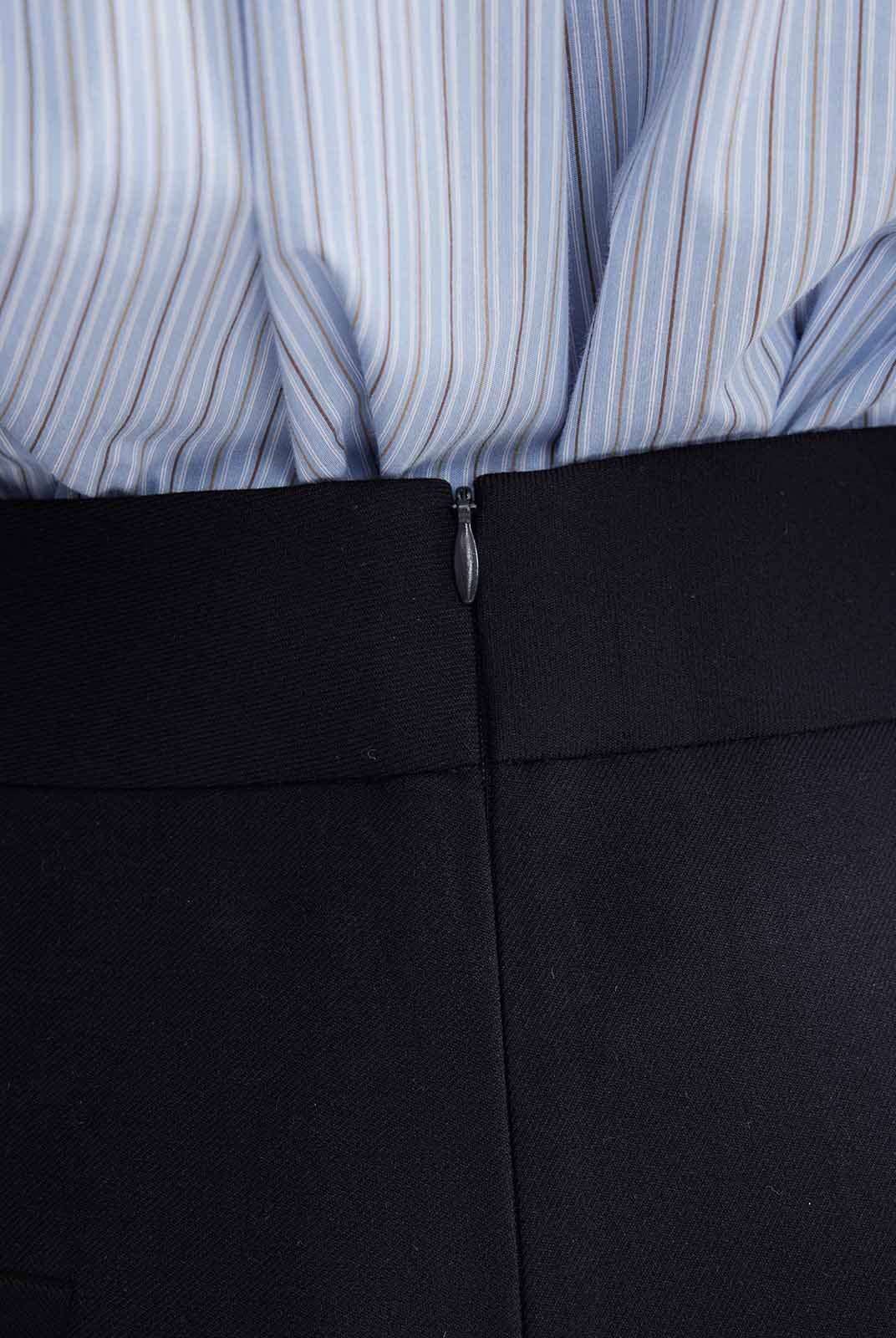 ASOBIO Wool Blend Pleated Trousers