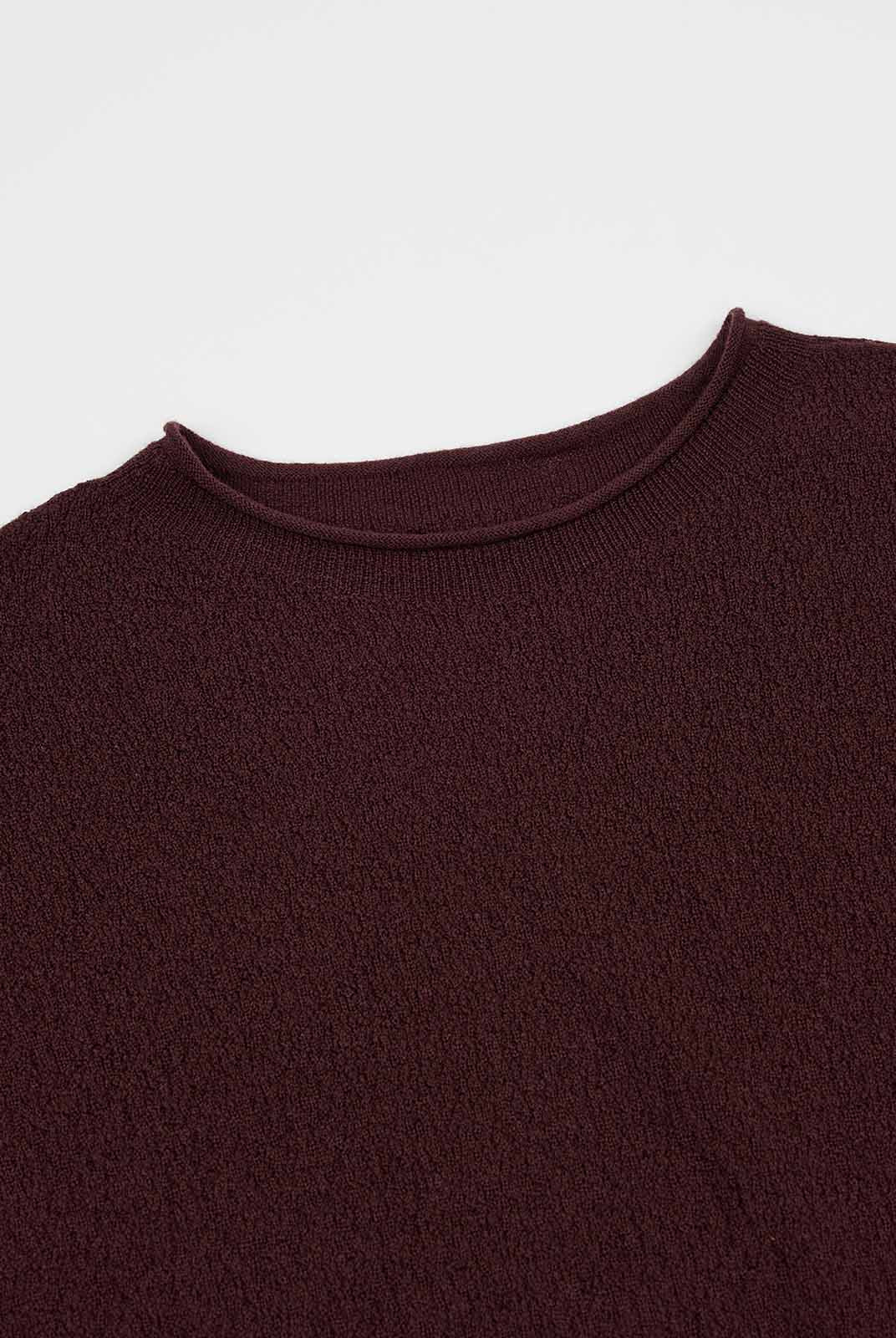 ASOBIO 100% Merino Wool Seamless Sweater