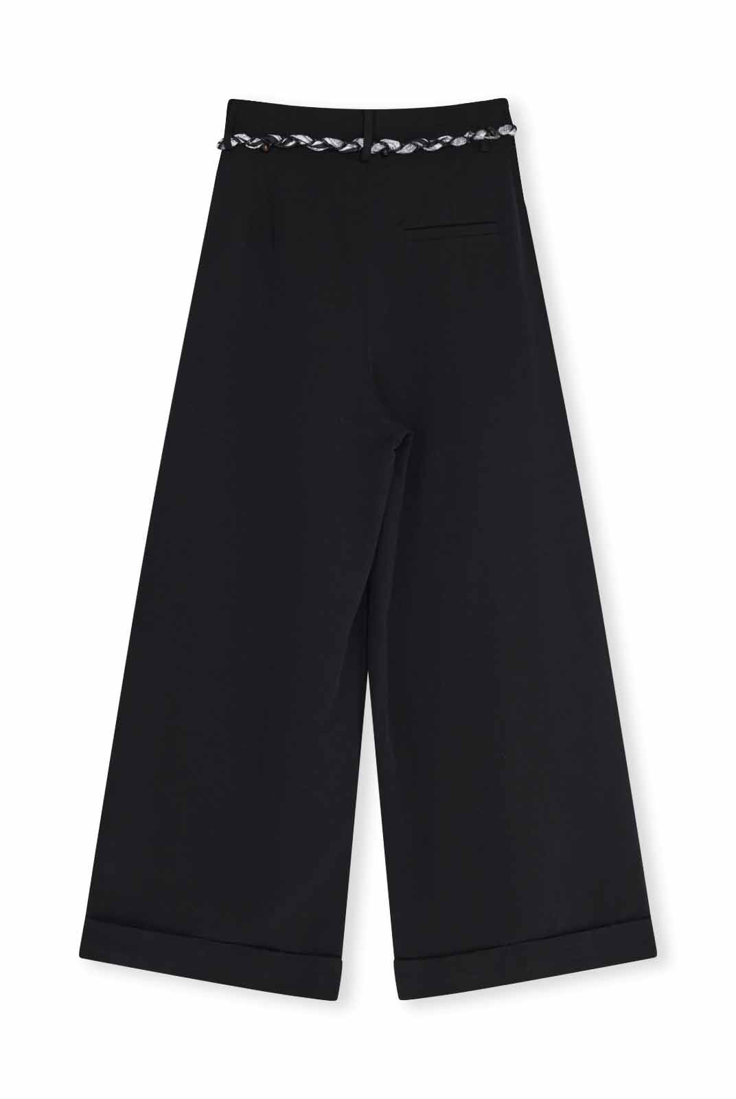 ASOBIO Pleated Straight-Leg Trousers