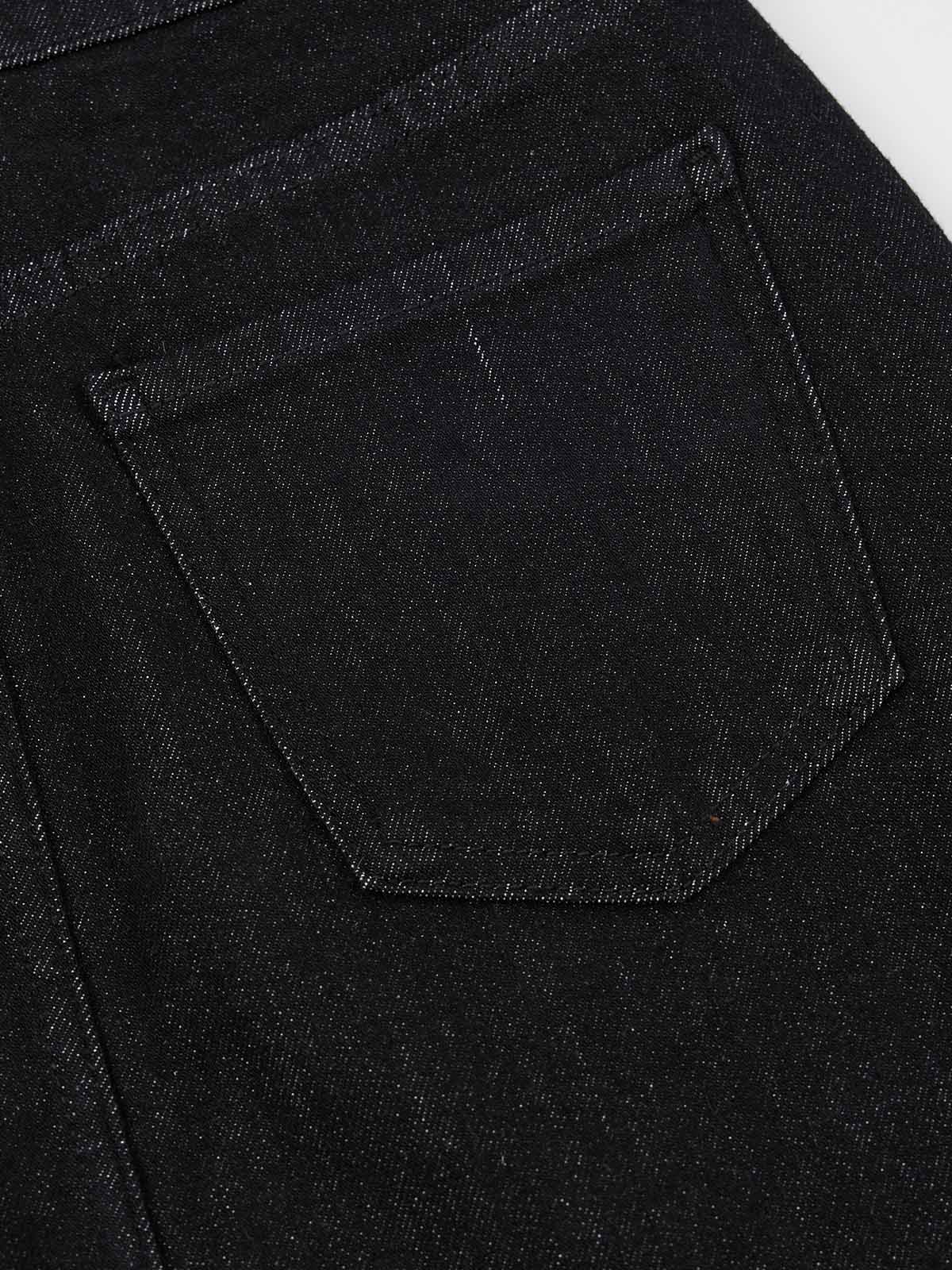 ASOBIO Stretch Denim Slit Midi Skirt