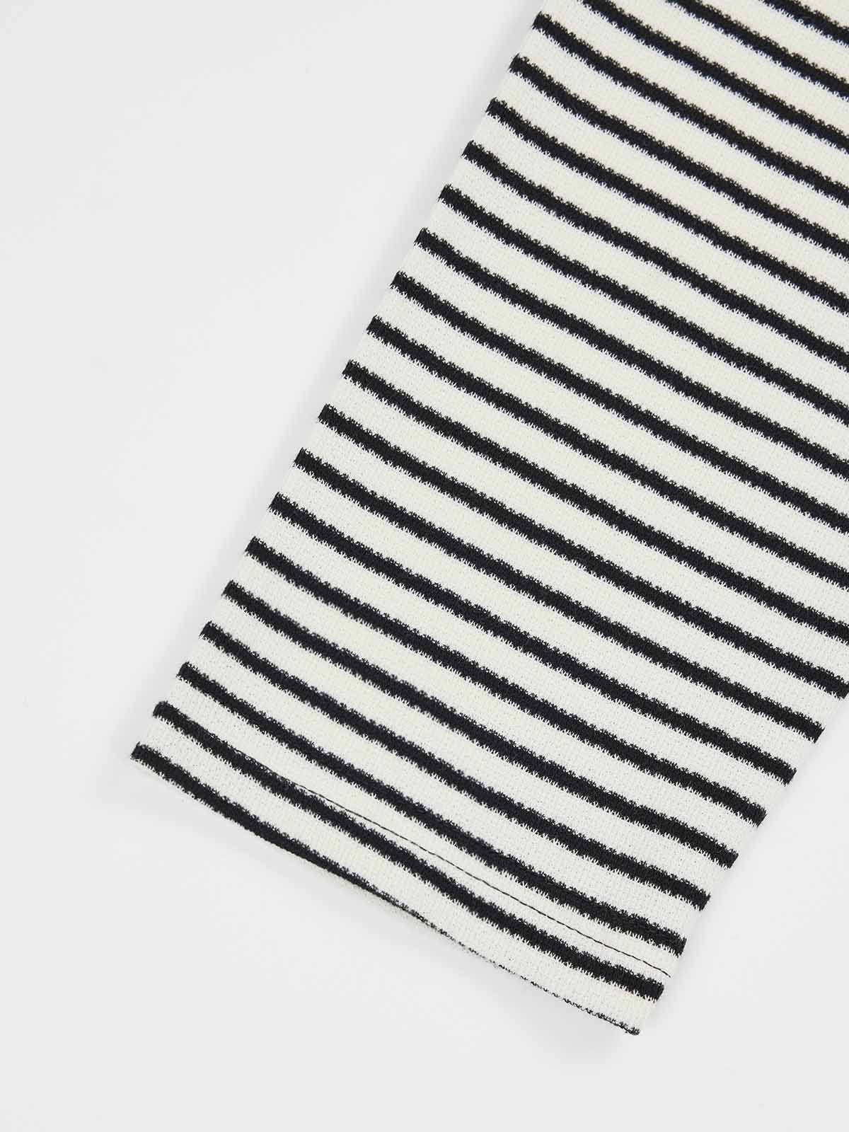 ASOBIO Striped Knit Cardigan