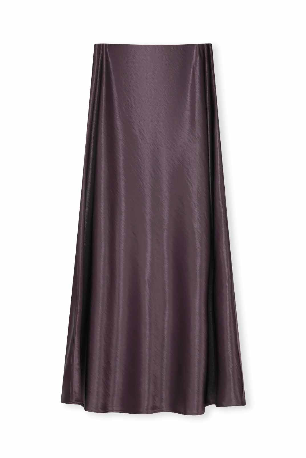 ASOBIO Satin Maxi Skirt
