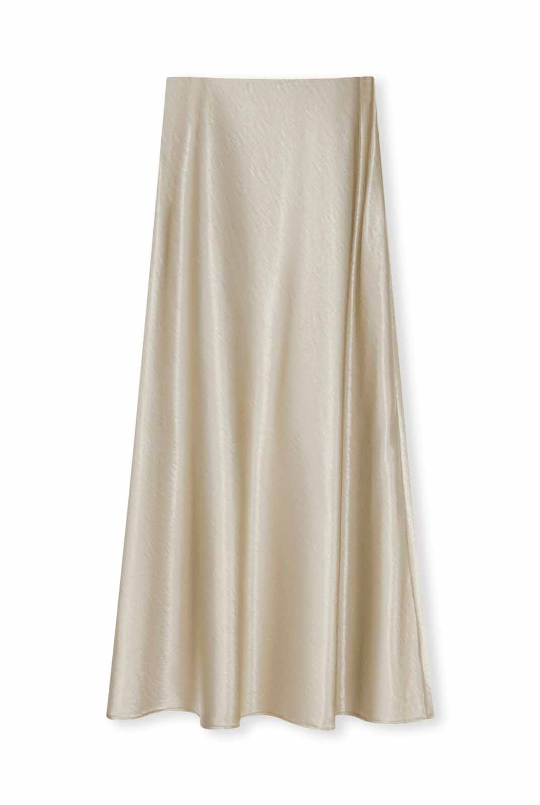 ASOBIO Satin Maxi Skirt