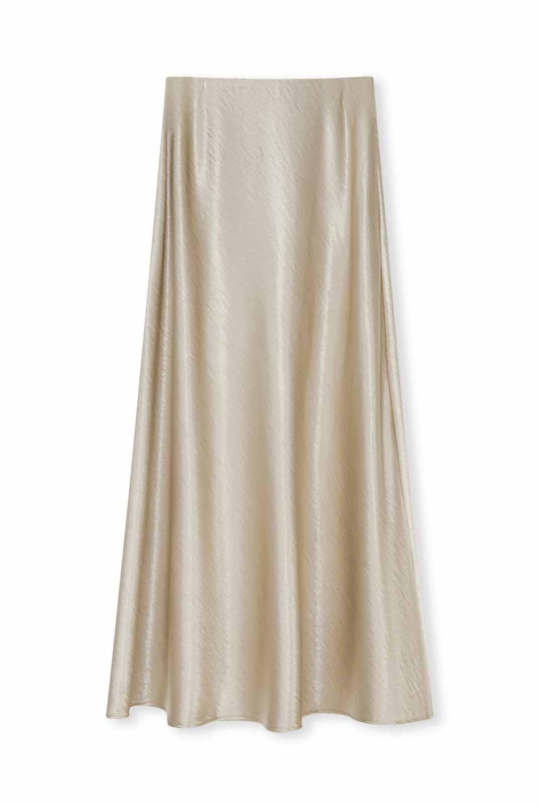 ASOBIO Satin Maxi Skirt