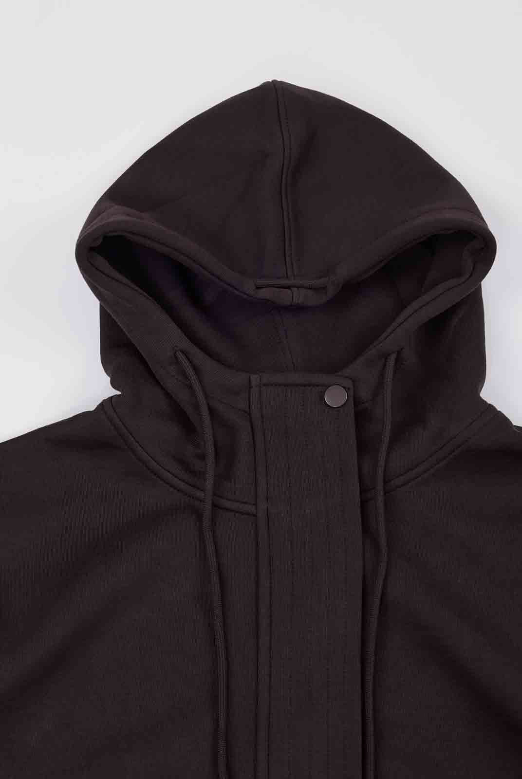 ASOBIO Hooded Drawstring Sweat Jacket
