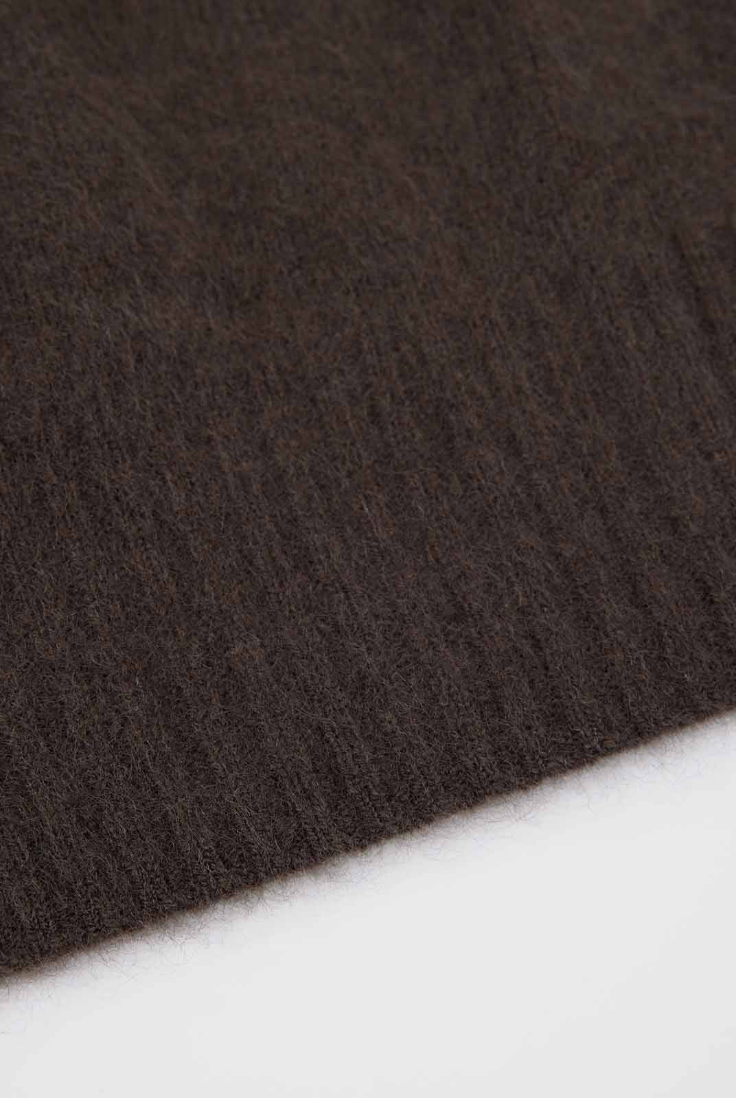 ASOBIO Wool-Cashmere Crewneck Pullover Sweater