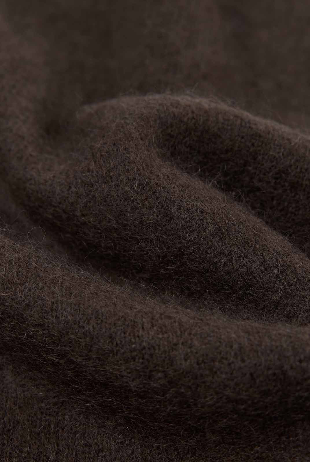 ASOBIO Wool-Cashmere Crewneck Pullover Sweater