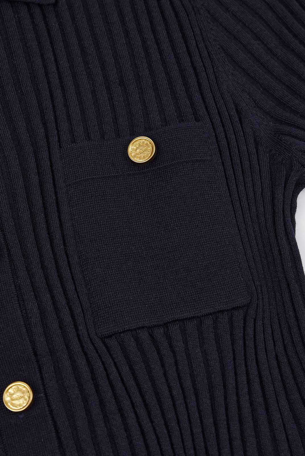 ASOBIO Ribbed Wool-Blend Cardigan