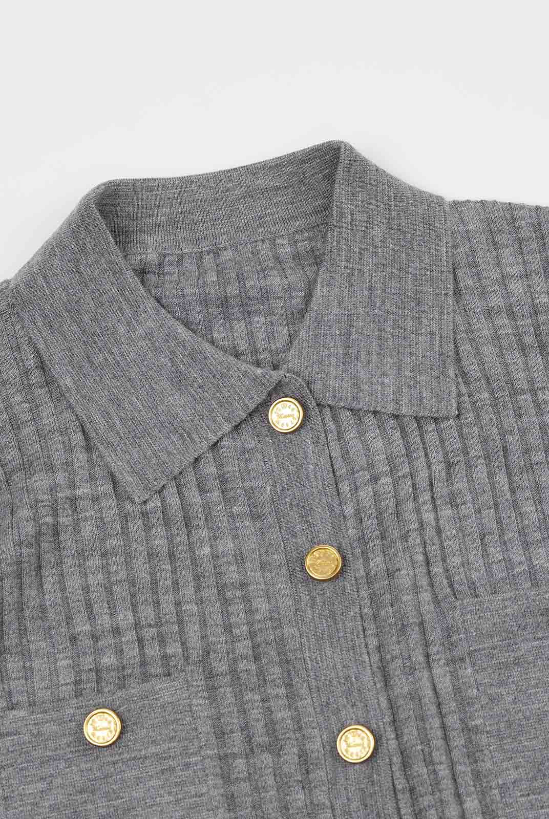 ASOBIO Ribbed Wool-Blend Cardigan