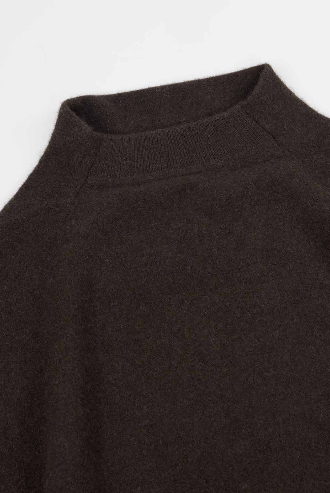 ASOBIO Yak Wool Blend Raglan Pullover Sweater