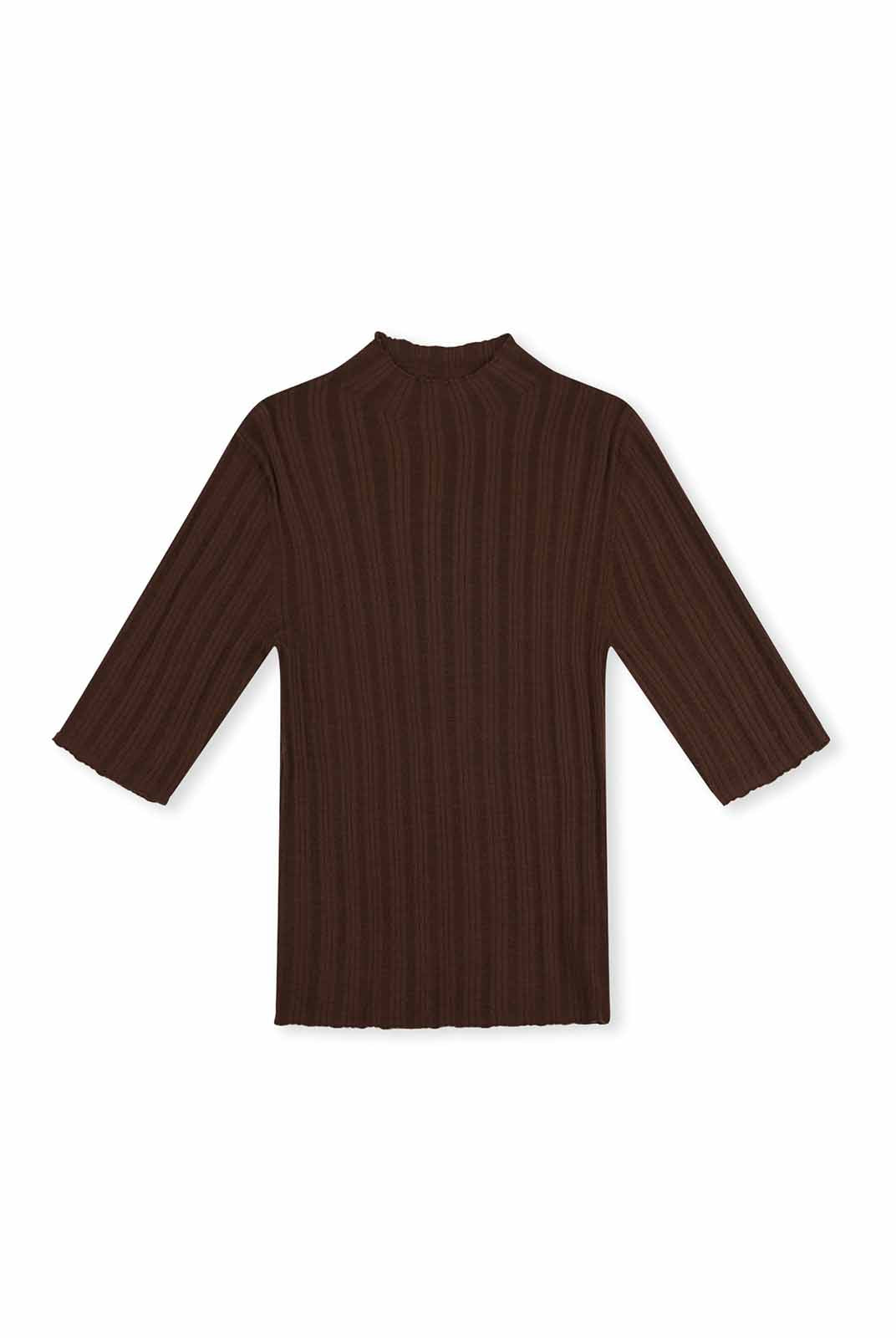 ASOBIO 100% Wool Ribbed Pullover Sweater