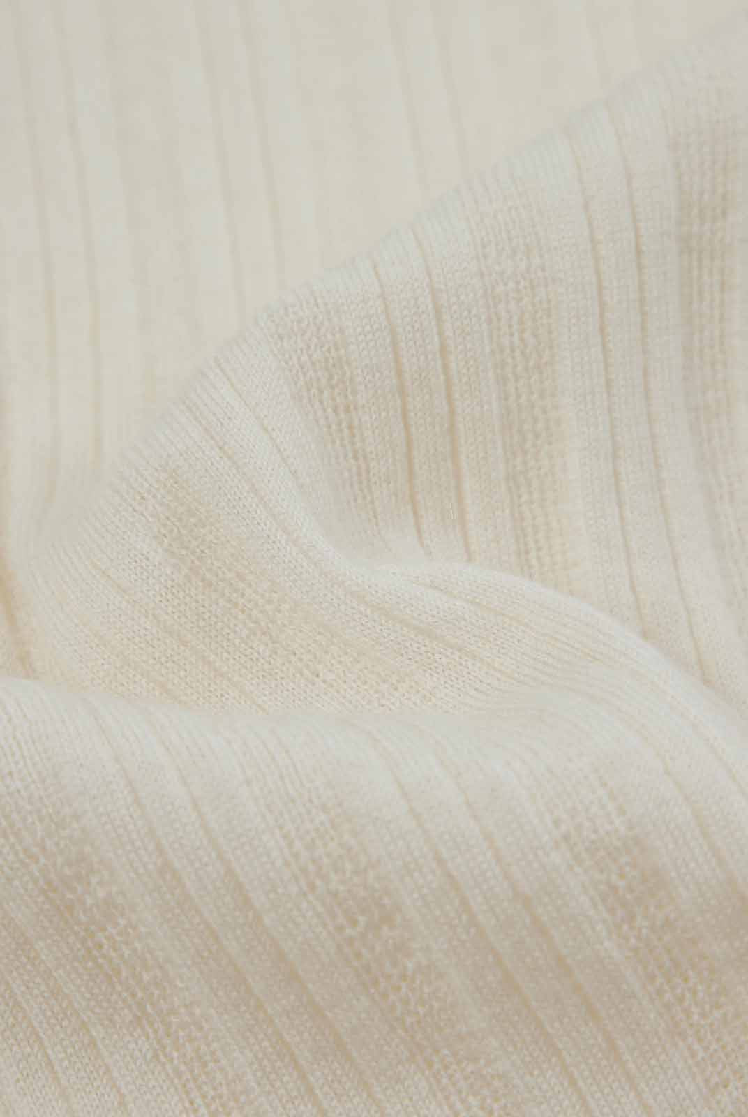 ASOBIO 100% Wool Ribbed Pullover Sweater