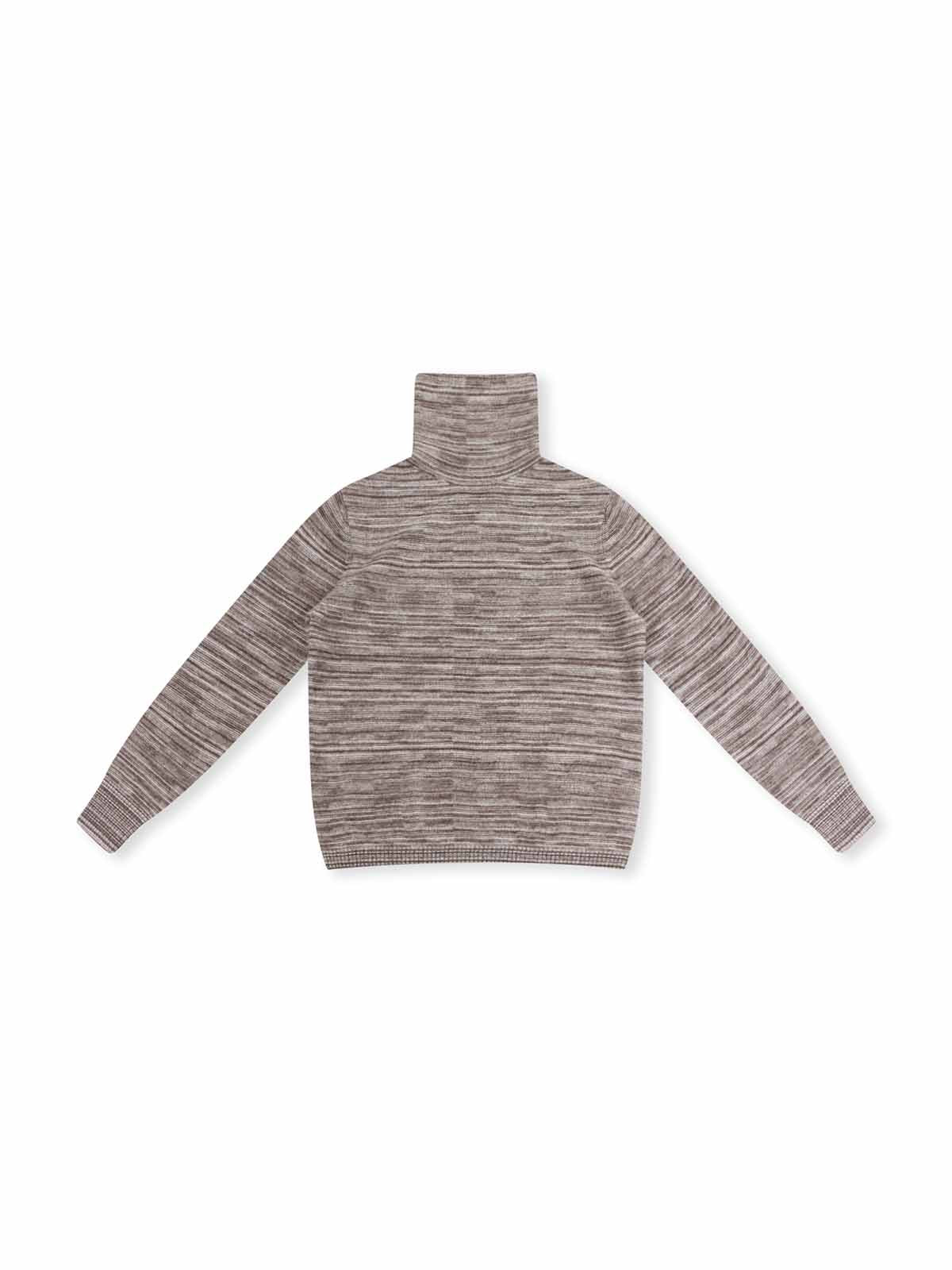 ASOBIO Yak Wool Blend Mélange Pullover Sweater