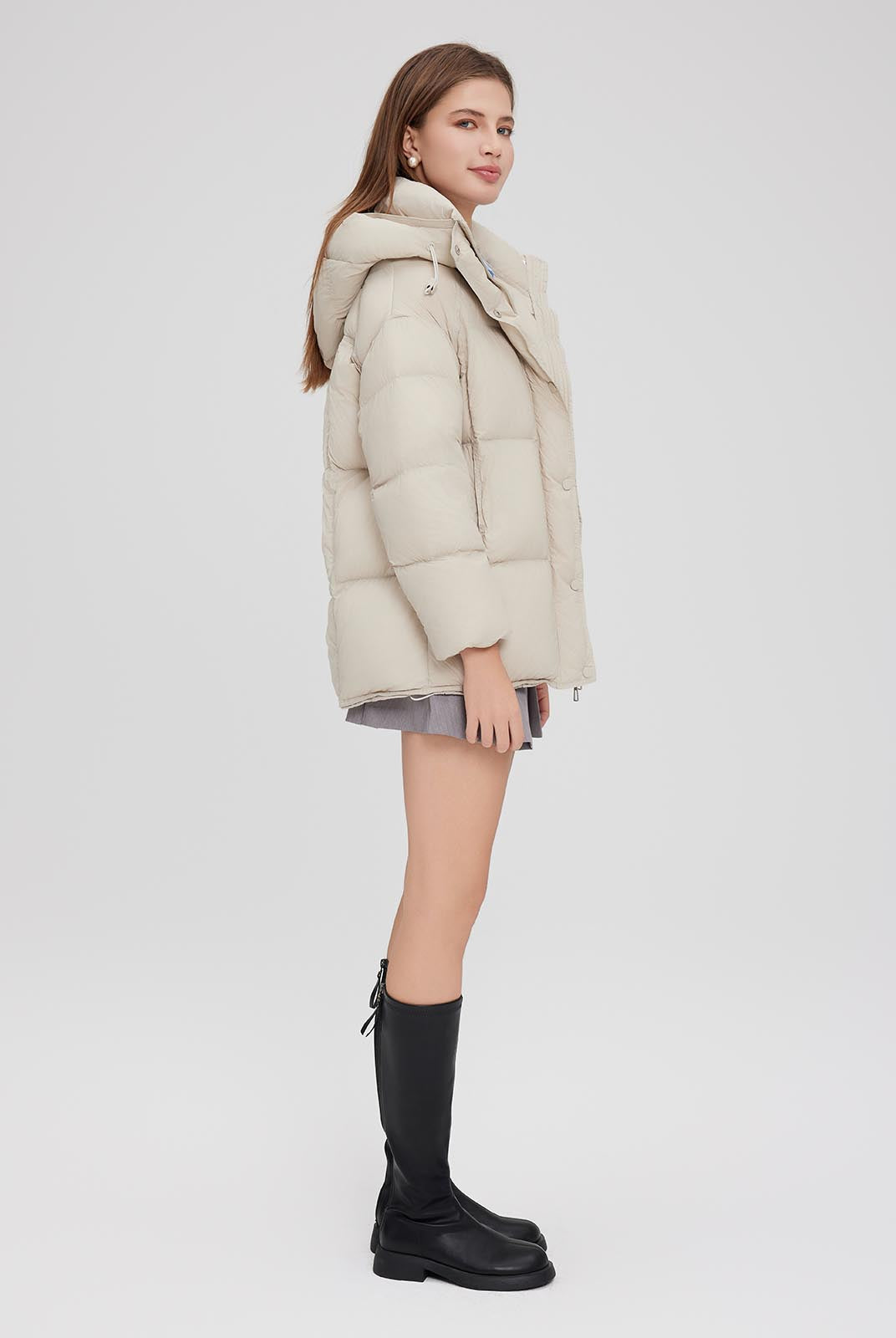 ASOBIO Hooded Down Jacket