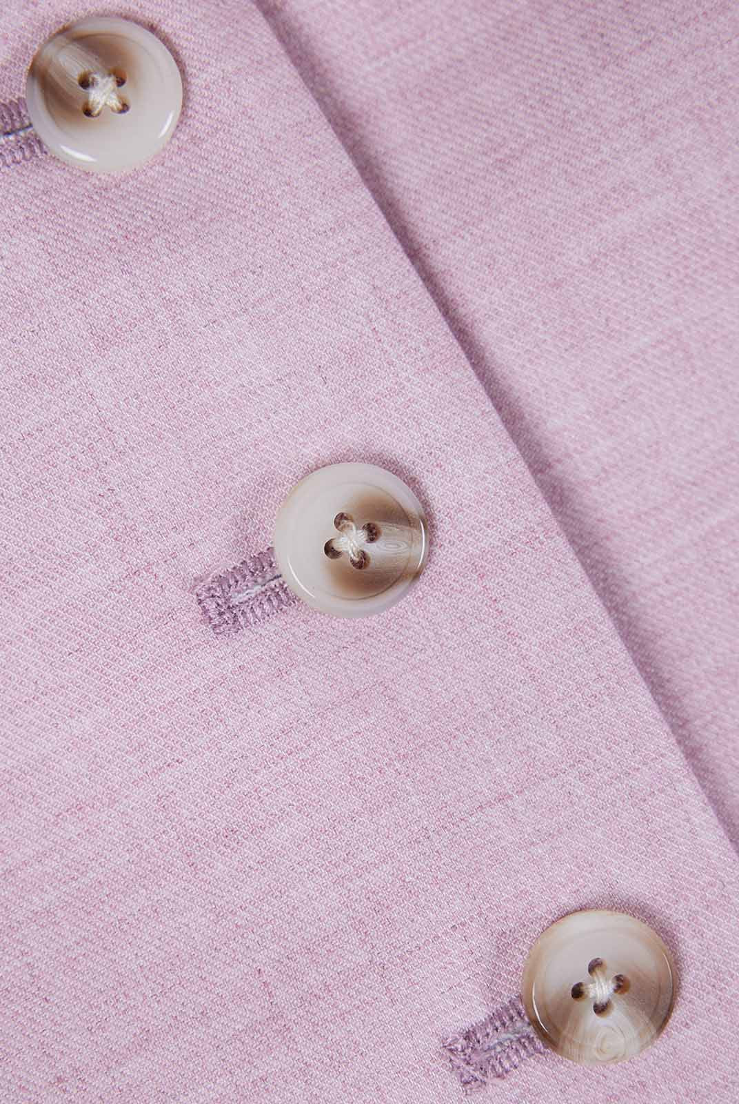 Slim-Fit Wool Blend Button-Up Suit Vest