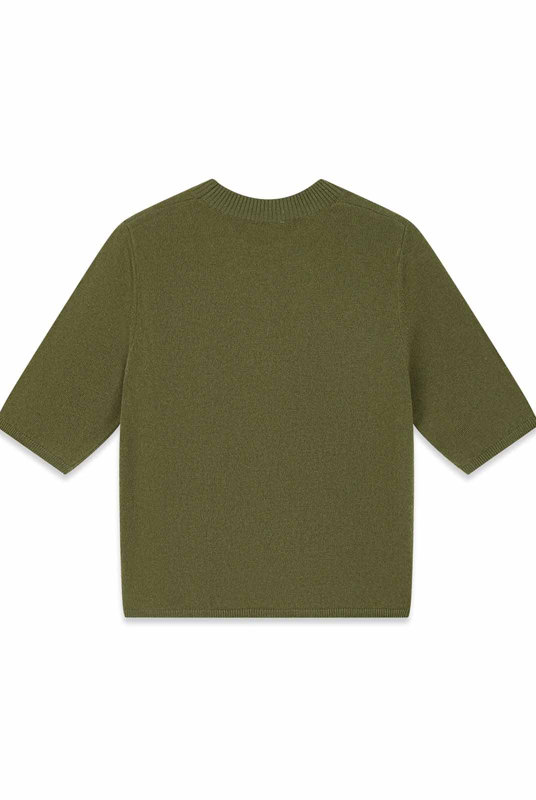 ASOBIO Lightweight 100% Wool Crewneck Top