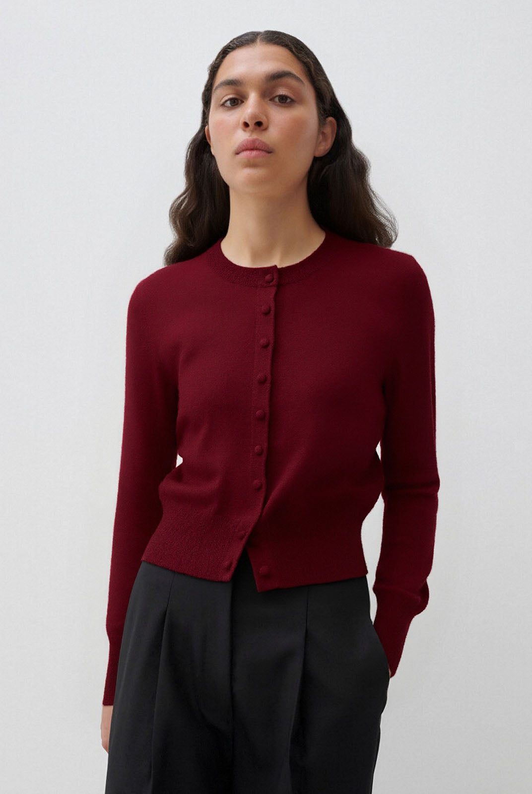 ASOBIO 100% Wool Cardigan