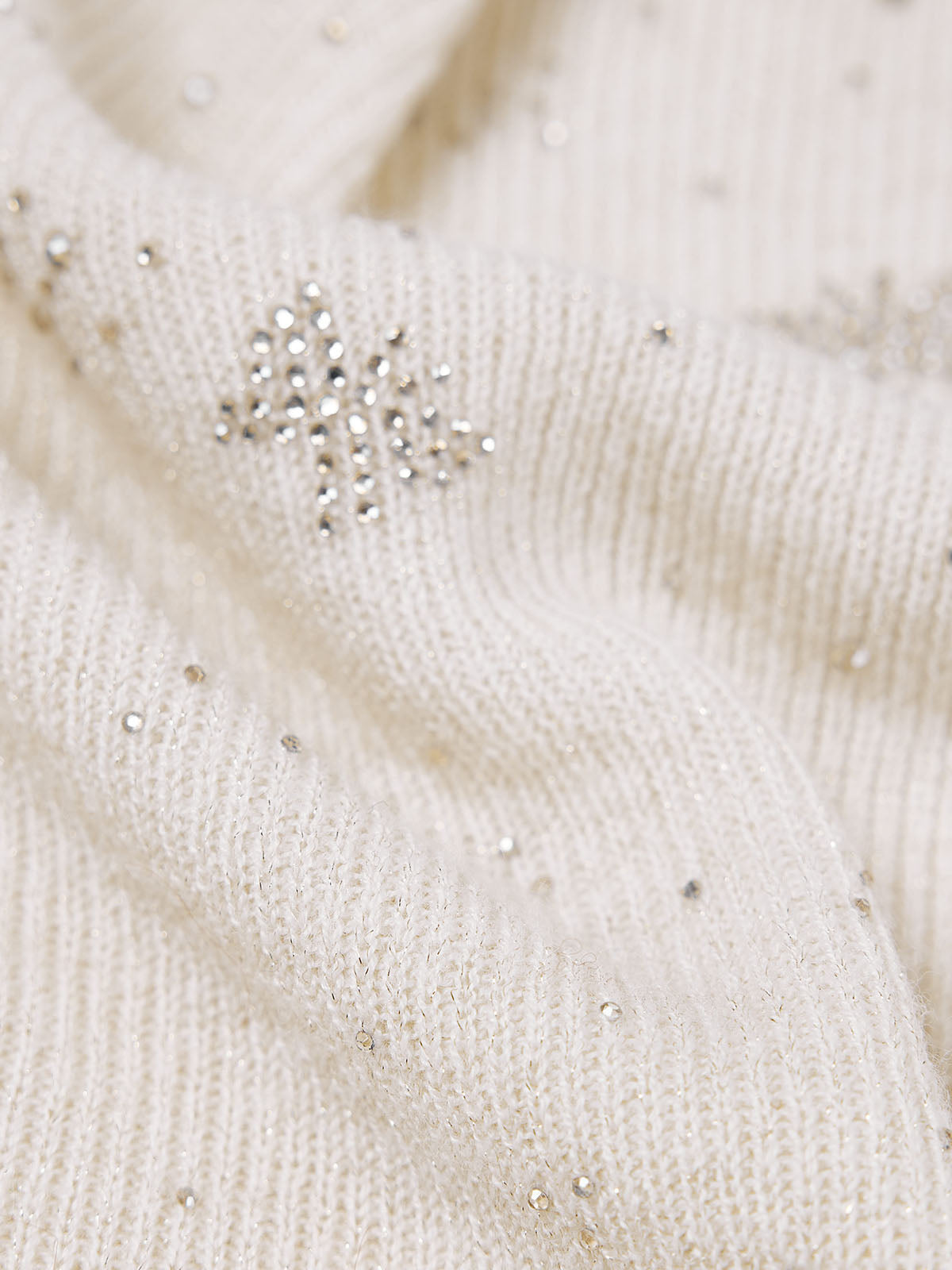 ASOBIO Embellished Mockneck Sweater