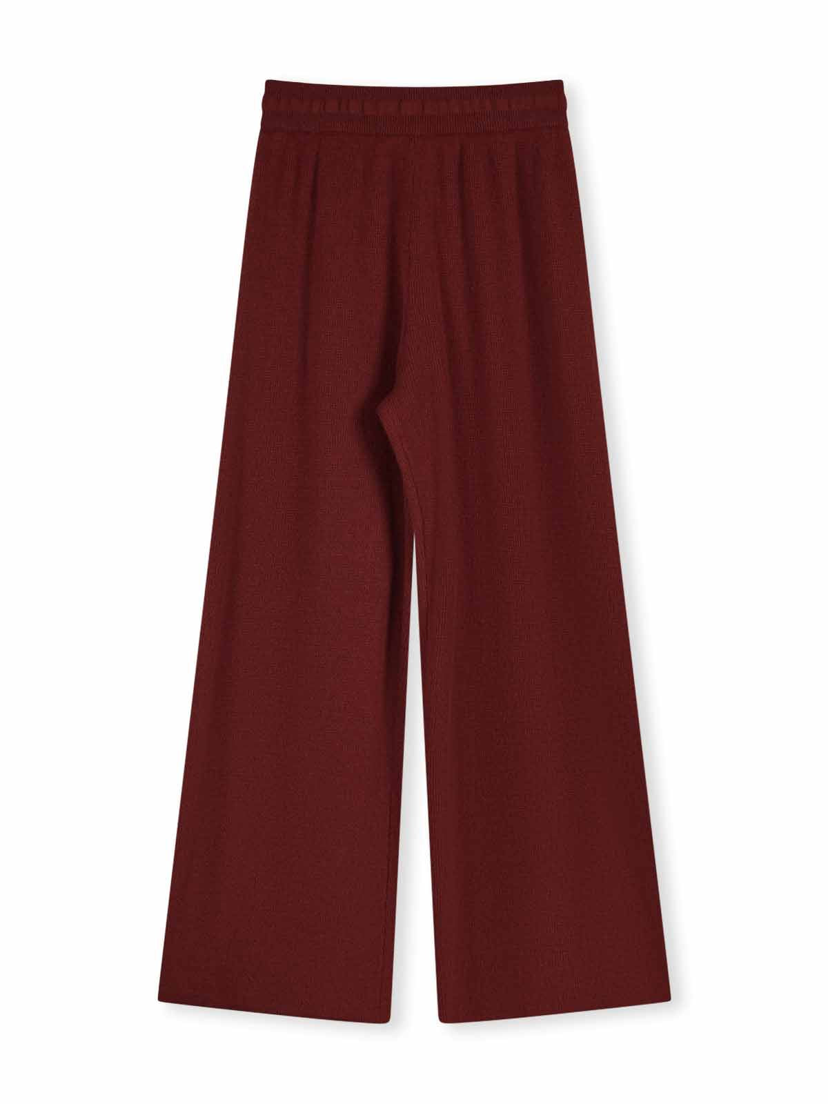 ASOBIO Elastic Waist Straight-Leg Pant