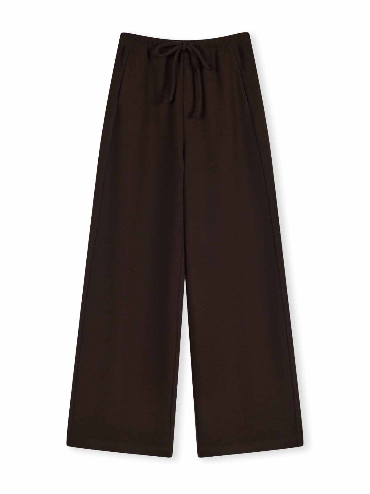 ASOBIO Elastic Waist Knit Drawstring Pant