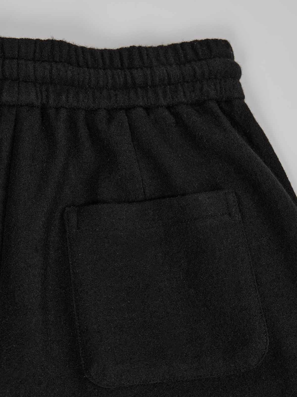 ASOBIO 100% Merino Wool Knit Wide-Leg Pant