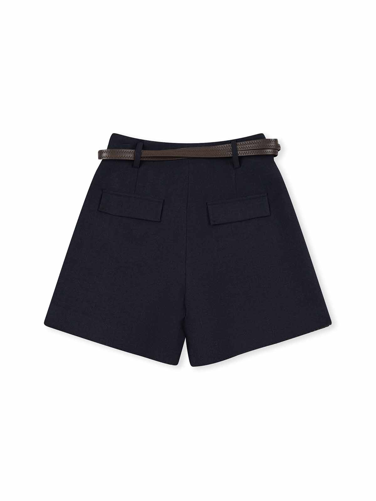 ASOBIO High-Waist Belted Short