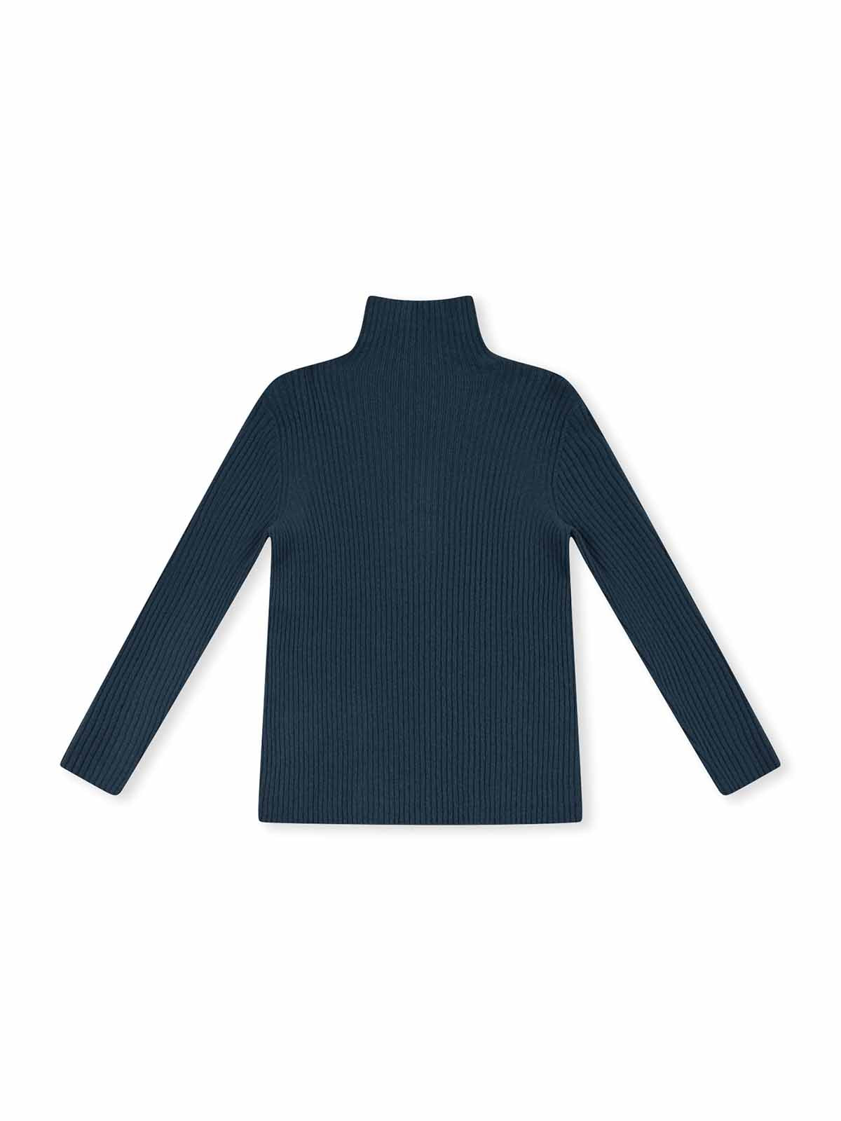 ASOBIO 100% Wool Turtleneck Sweater