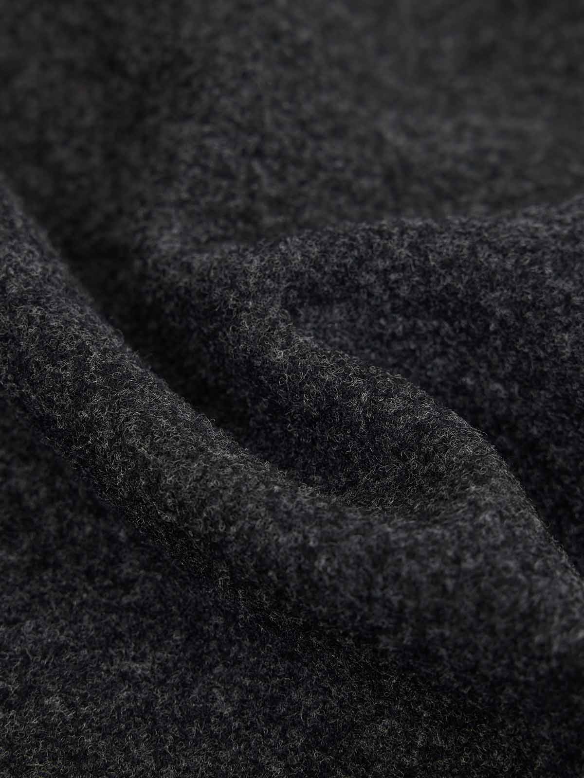 ASOBIO Mid-Rise Wool-Blend Barrel Pant