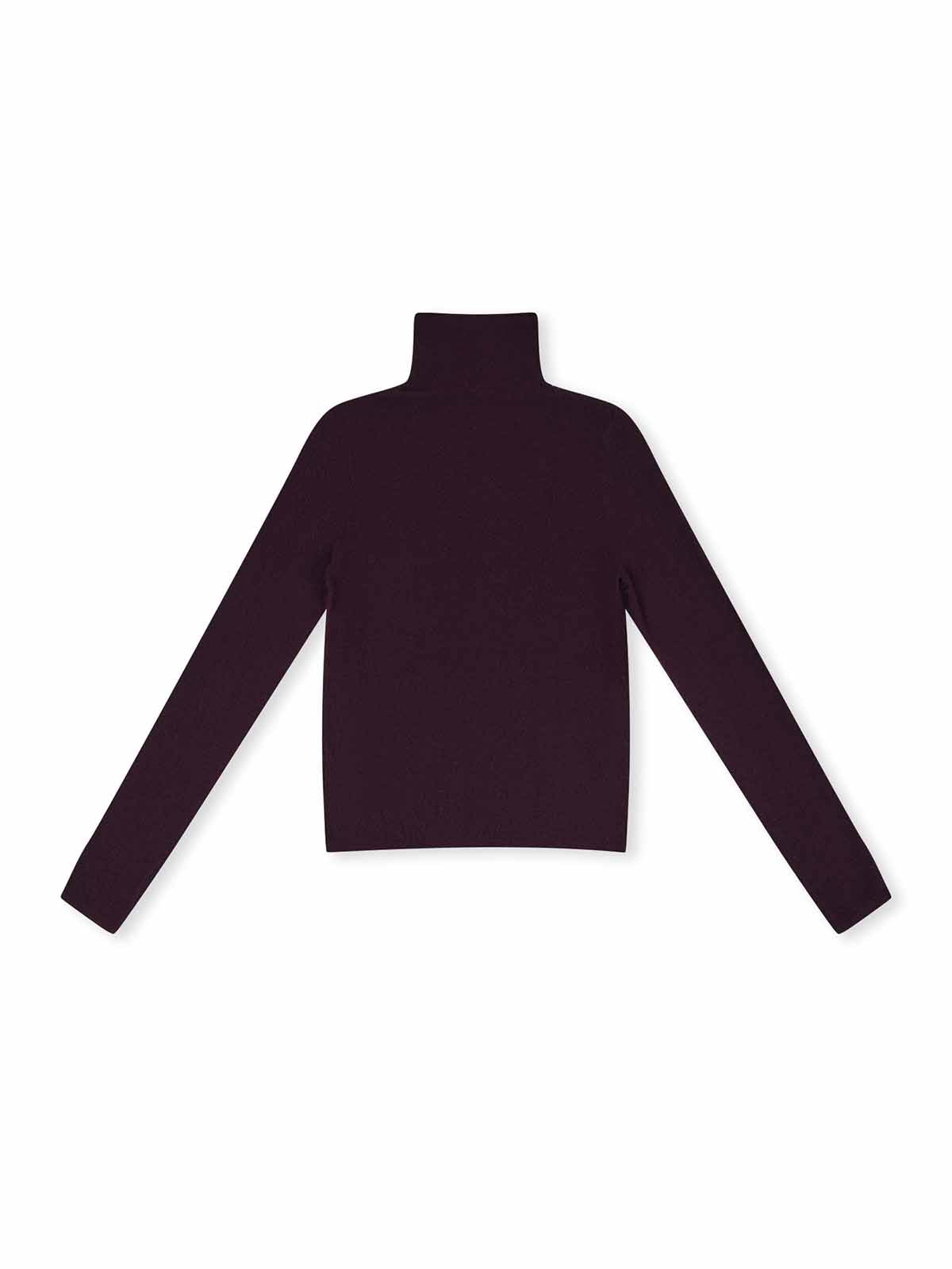 100% Extra-Fine Merino Wool Turtleneck Sweater