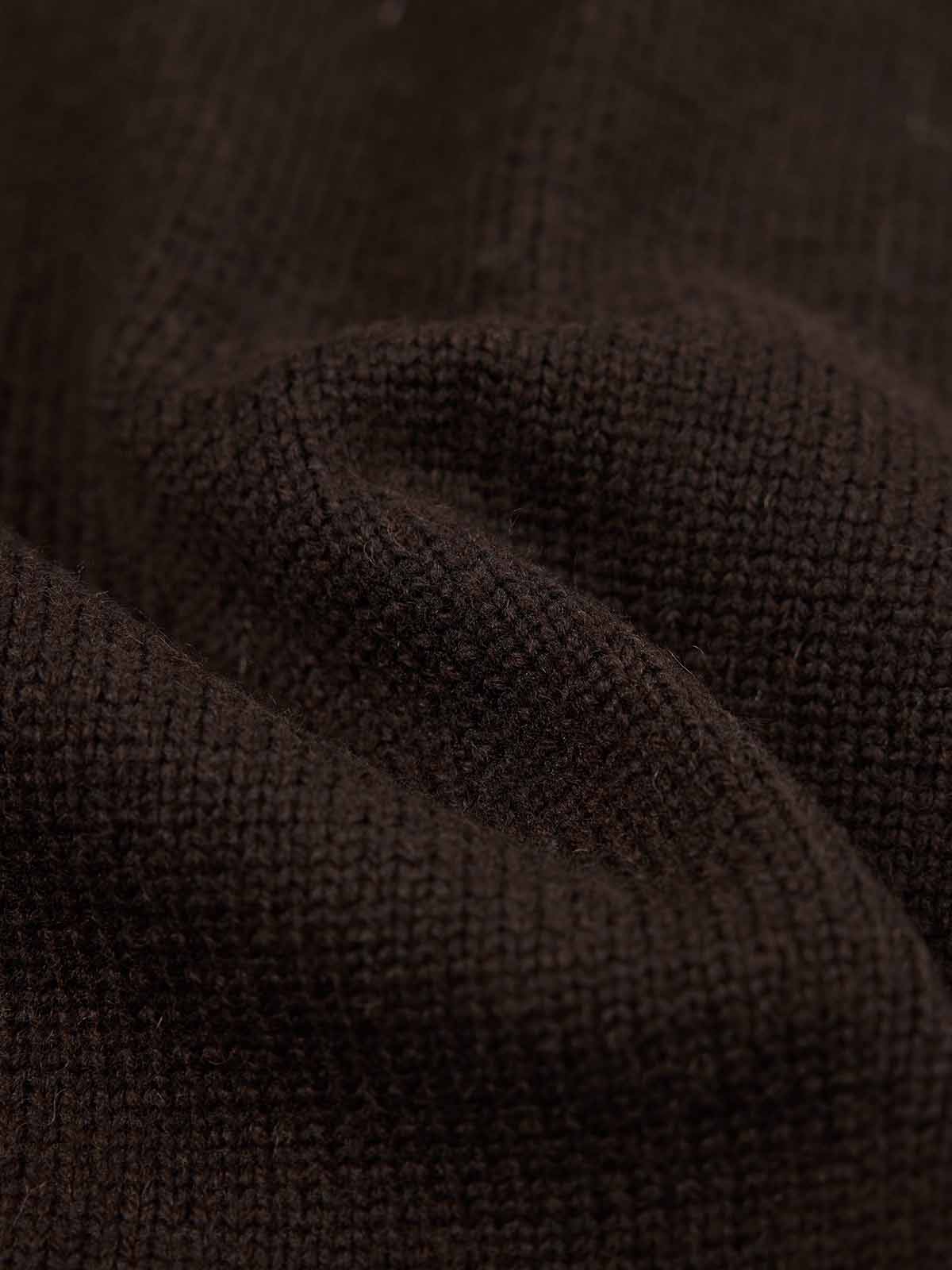 ASOBIO Merino Wool Zip-Up Cardigan