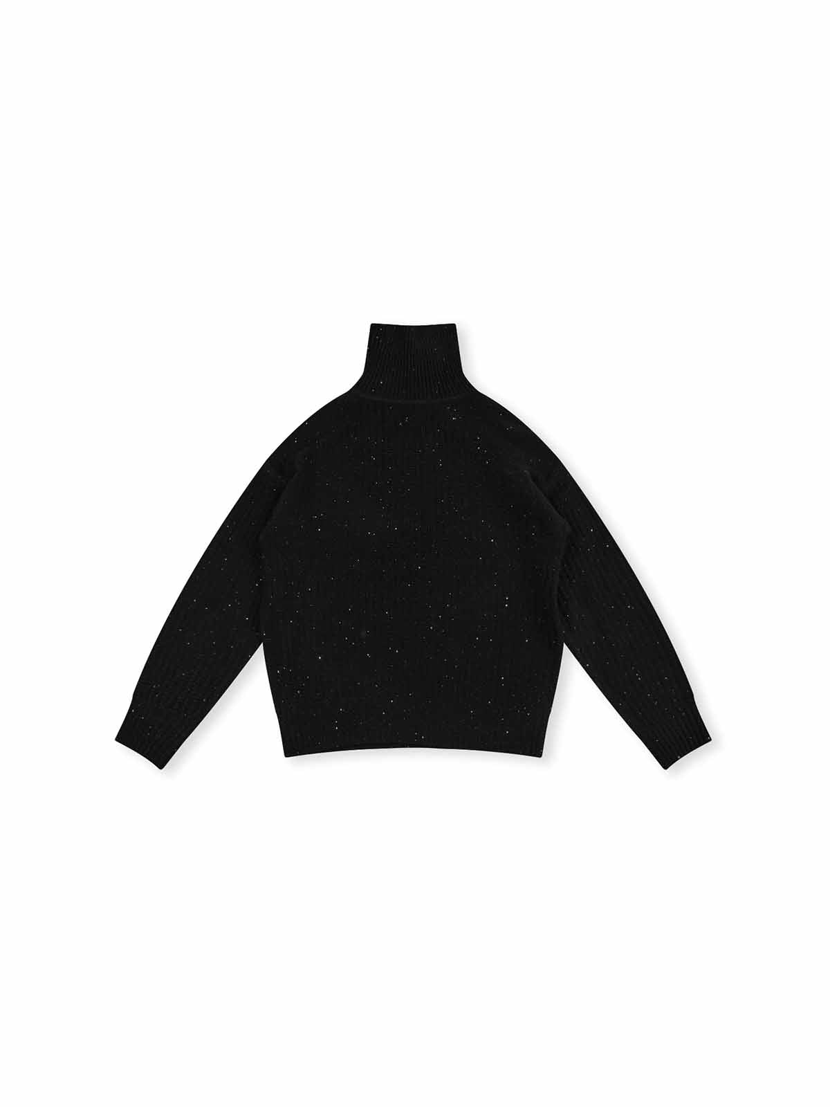ASOBIO 100% Wool Sequin Sweater