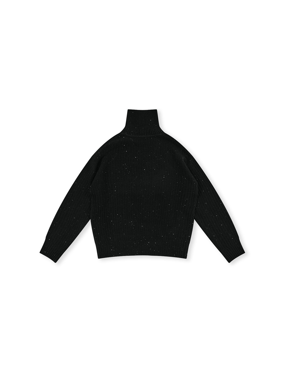 ASOBIO 100% Wool Sequin Sweater