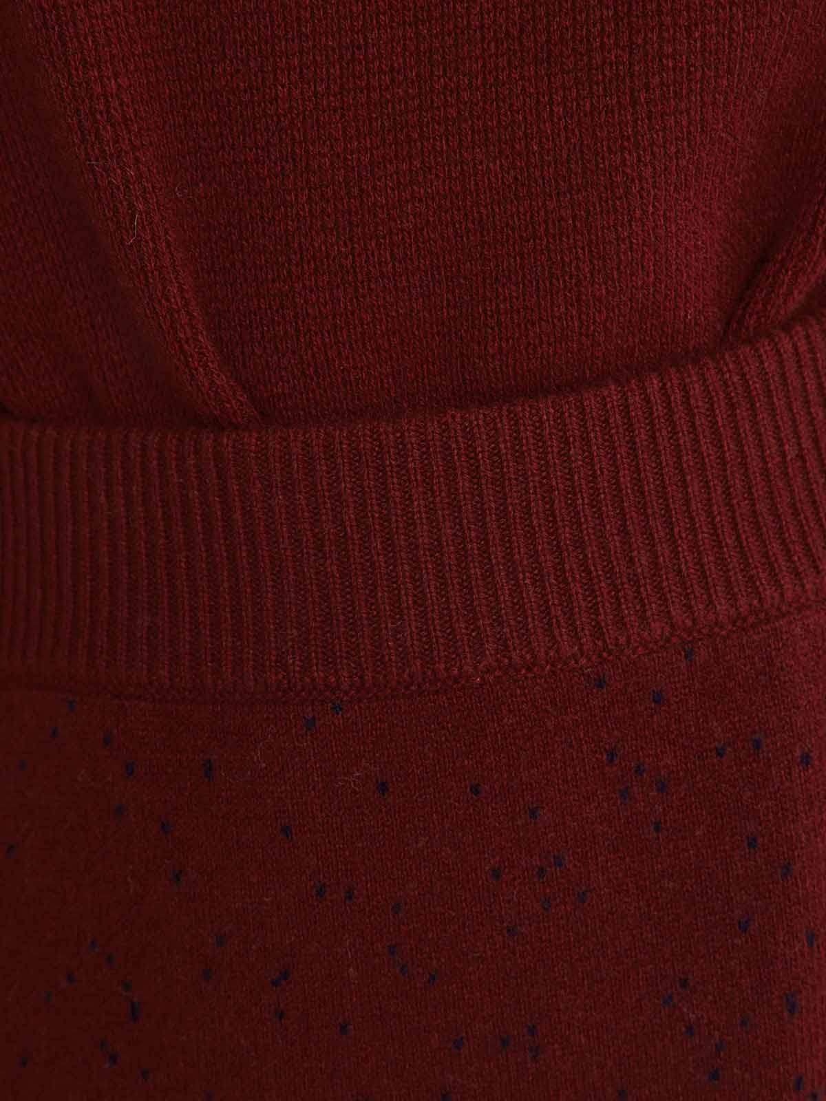 ASOBIO 100% Wool Knit Midi Skirt