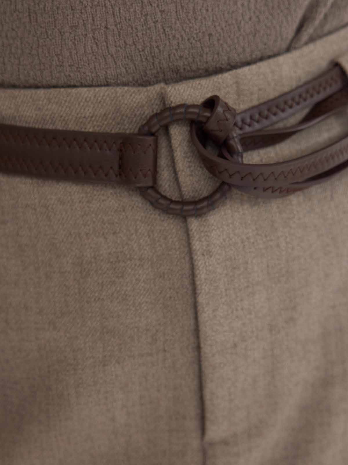 ASOBIO High-Waist Belted Midi Skirt