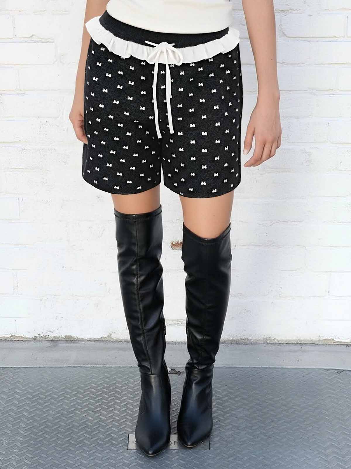 ASOBIO Wool-Blend Knit Short