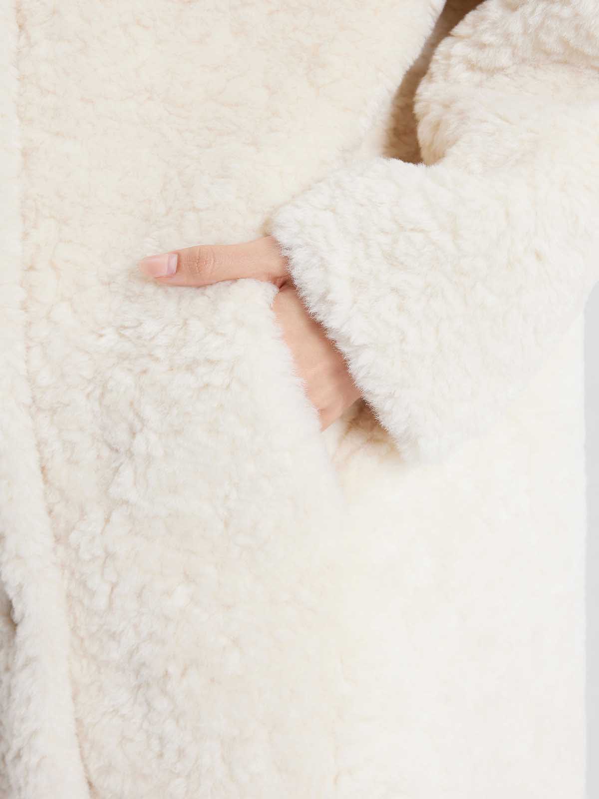 ASOBIO Long Faux Fur Coat