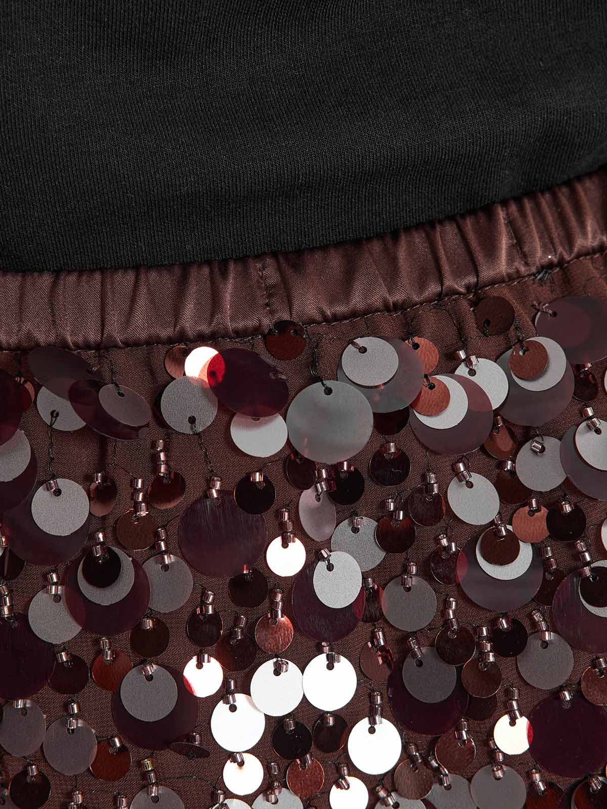 ASOBIO Sequin Mini Skirt