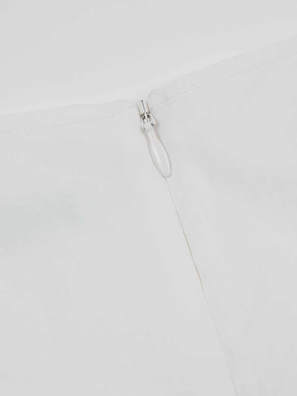 ASOBIO Sleeveless Bubble-Hem Midi Dress