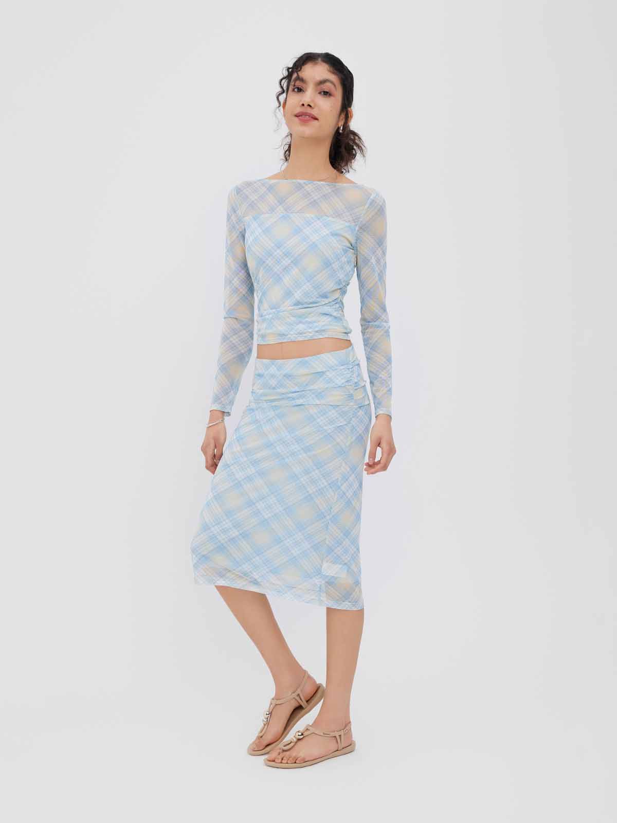 Asobio Mesh Midi Skirt