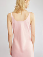 Satin Cowlneck Maxi Dress