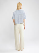100% Linen Cropped Shirt