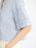 100% Linen Cropped Shirt