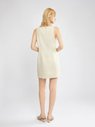 100% Linen Boatneck Mini Dress