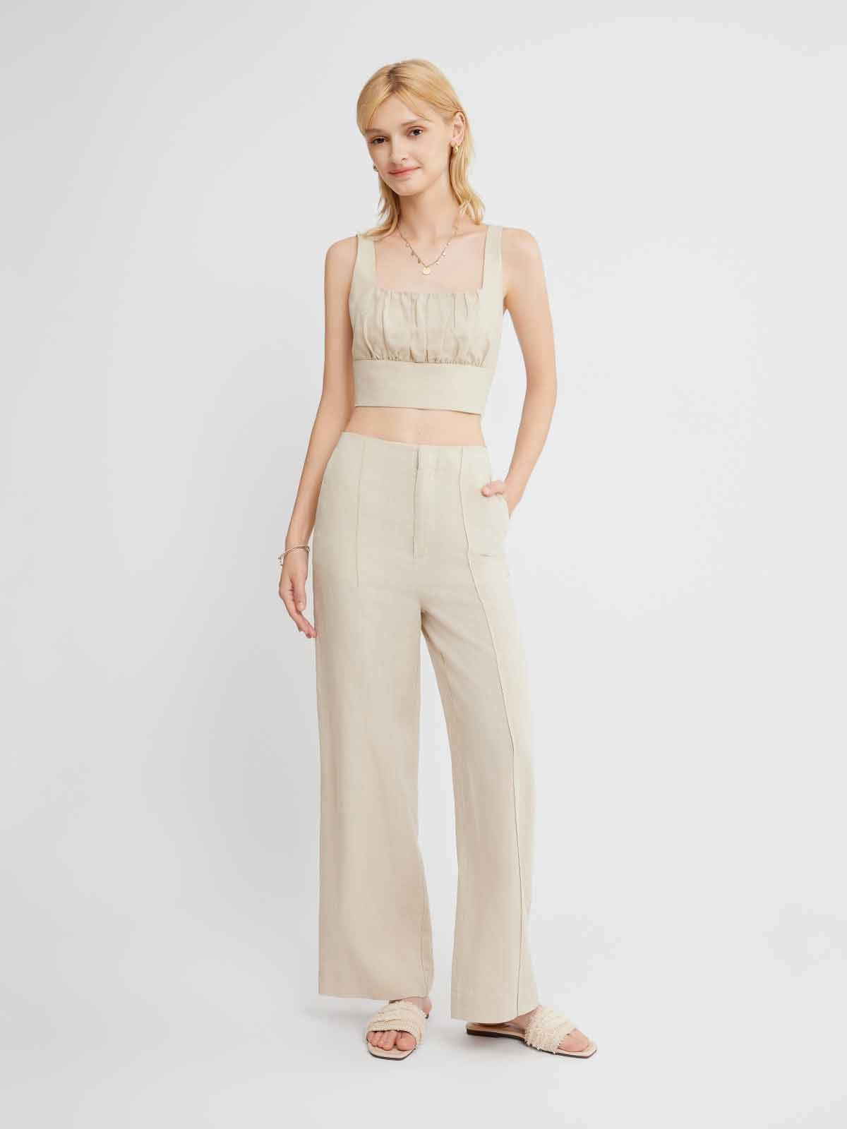Straight-Leg Minimalist Trousers