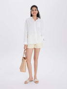 100% Linen Button-Up Shirt