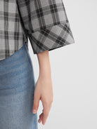 ASOBIO 100% Cotton Plaid Shirt